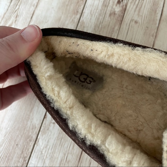 PREOWNED ANSLEY UGG MOCCASIN BROWN SIZE 6 WOMENS - Picture 8 of 9
